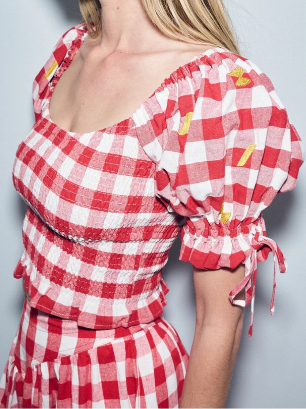 Fashion Brand Company Smocked Blouse